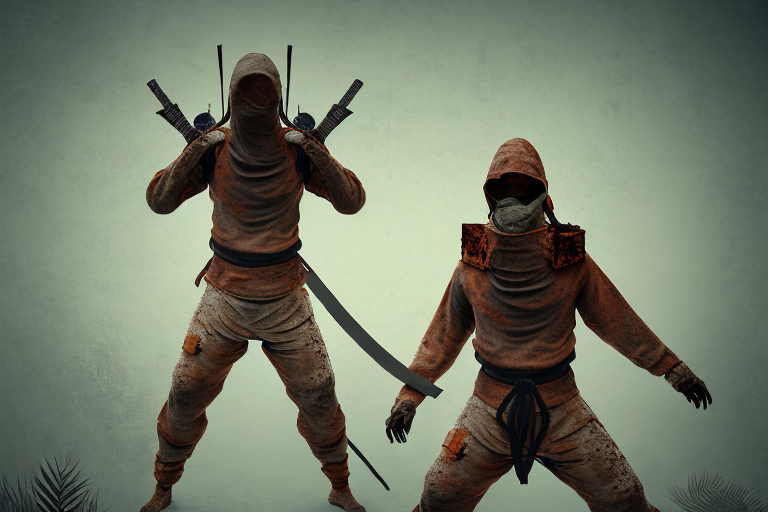 The ninja suit from the game rust