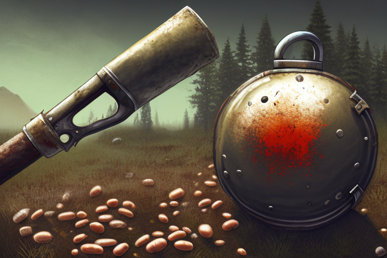 A beancan grenade